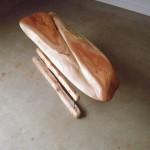 carved wooden form